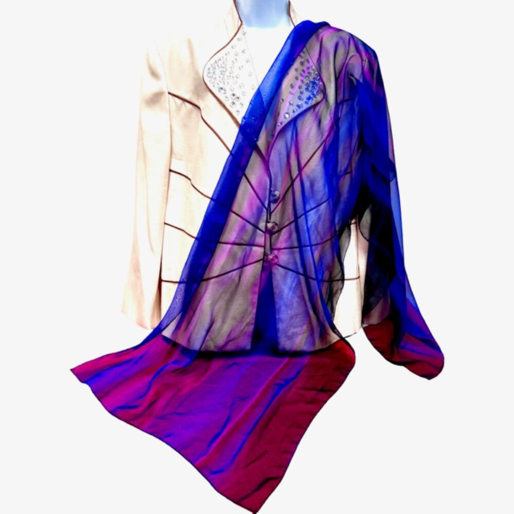 France Made Didier Lamarthe Back Pack Dark Chocolate Brown + FREE Chiffon Scarf - Picture 4 of 16